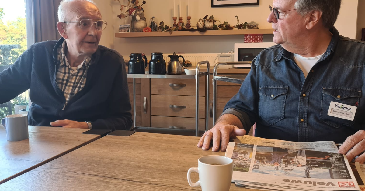 Werken bij Viattence - Vrijwilliger Ron krijgt energie van de sociale